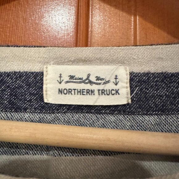 [NORTHERN TRUCK] Striped Cotton Tunic with Pockets - Size M - Picture 3 of 3